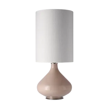 Flavia bordslampa beige lampfot - Babel Beige L - Flavia Lamps