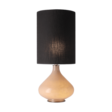 Flavia bordslampa beige lampfot - Lino Negro L - Flavia Lamps