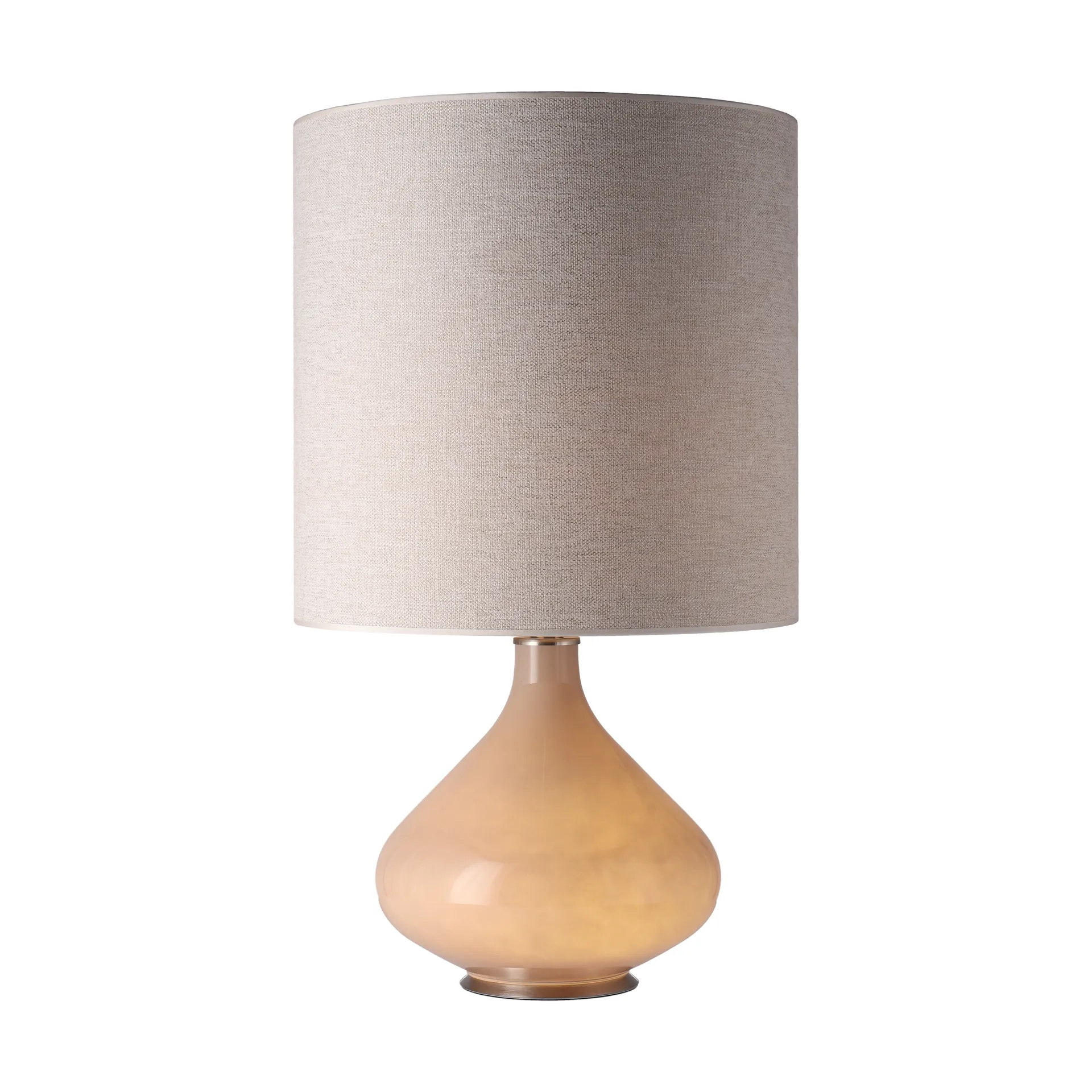 Flavia bordslampa beige lampfot, London Beige M Flavia Lamps
