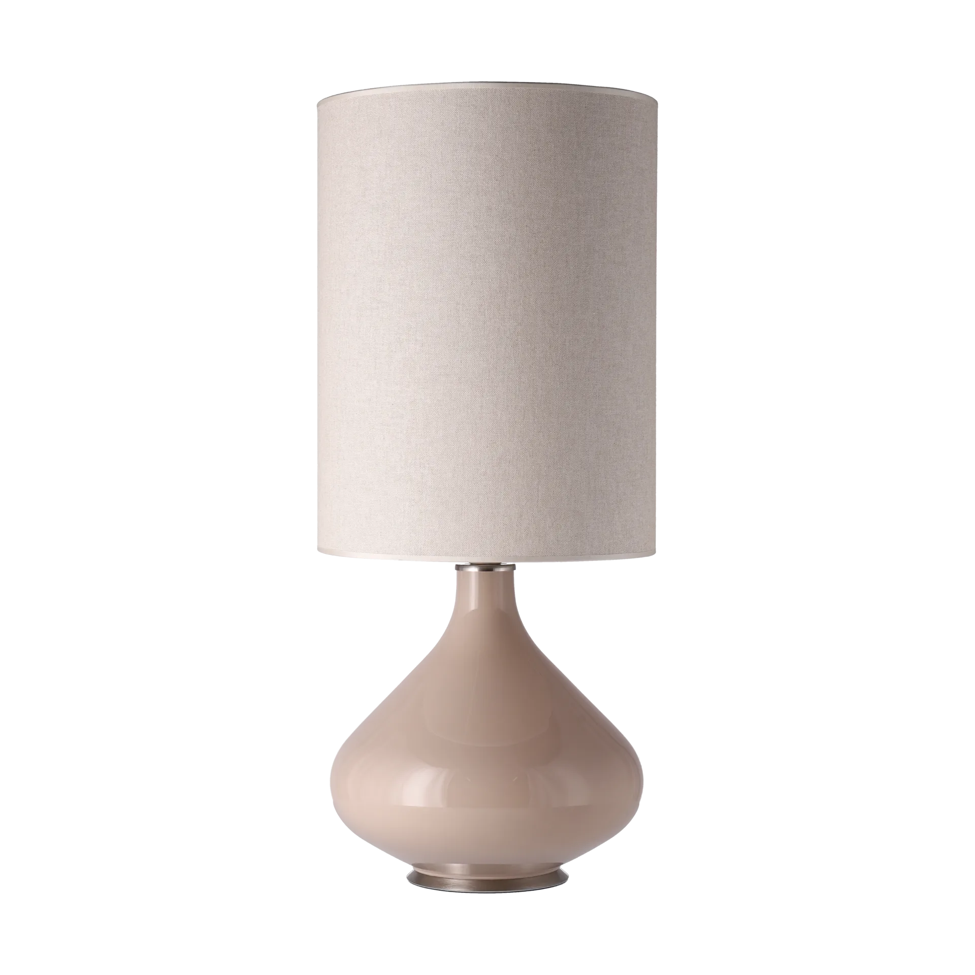 Flavia bordslampa beige lampfot, Milano Tostado L Flavia Lamps