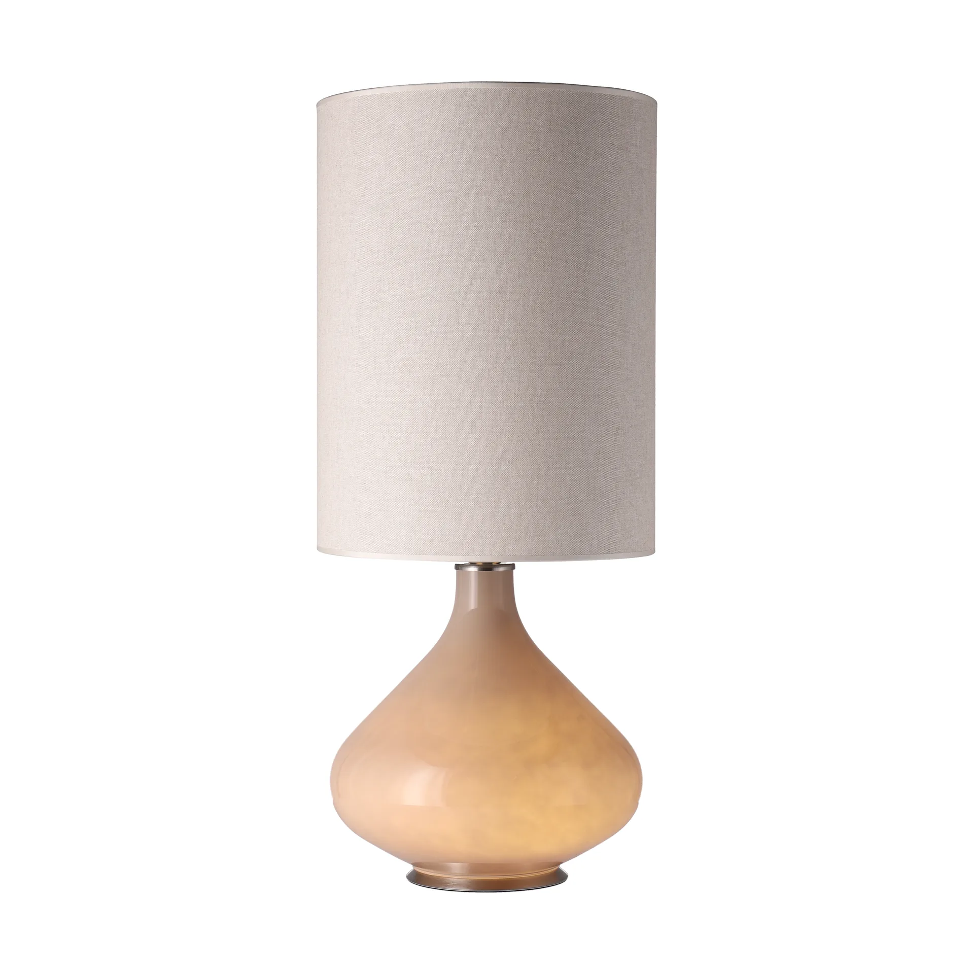 Flavia bordslampa beige lampfot, Milano Tostado L Flavia Lamps