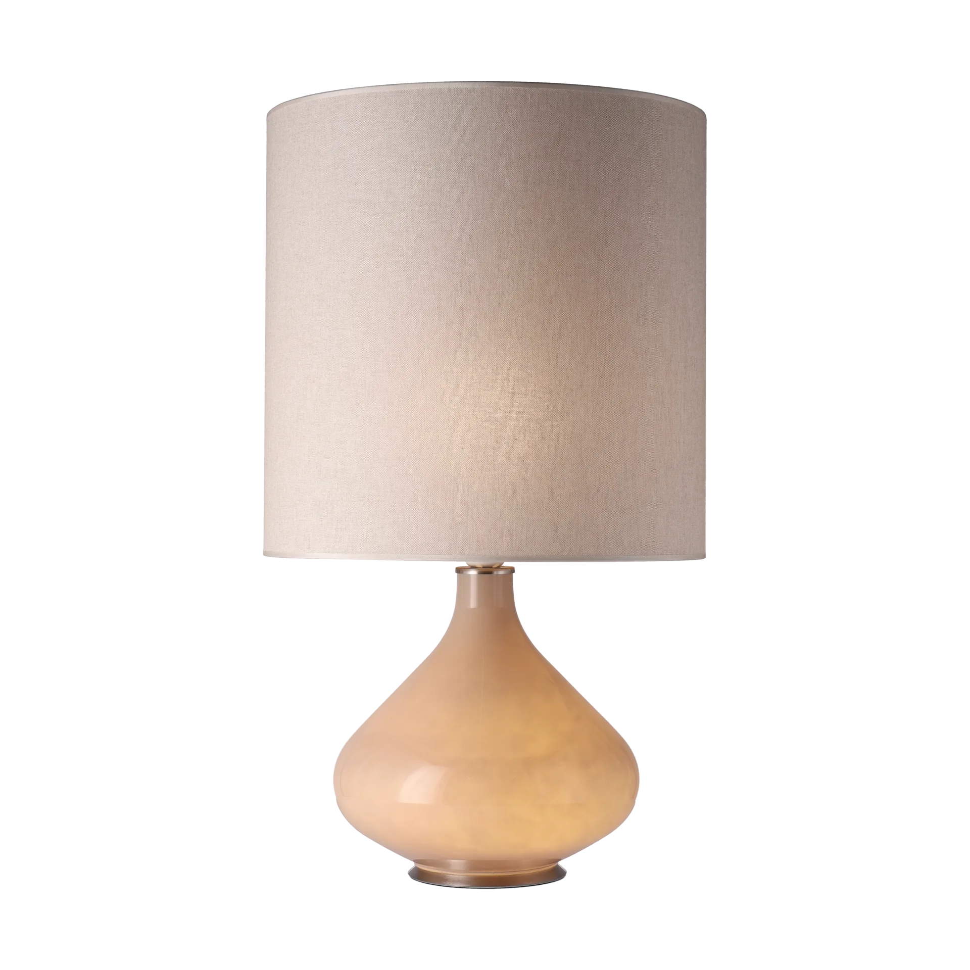 Flavia bordslampa beige lampfot, Milano Tostado M Flavia Lamps