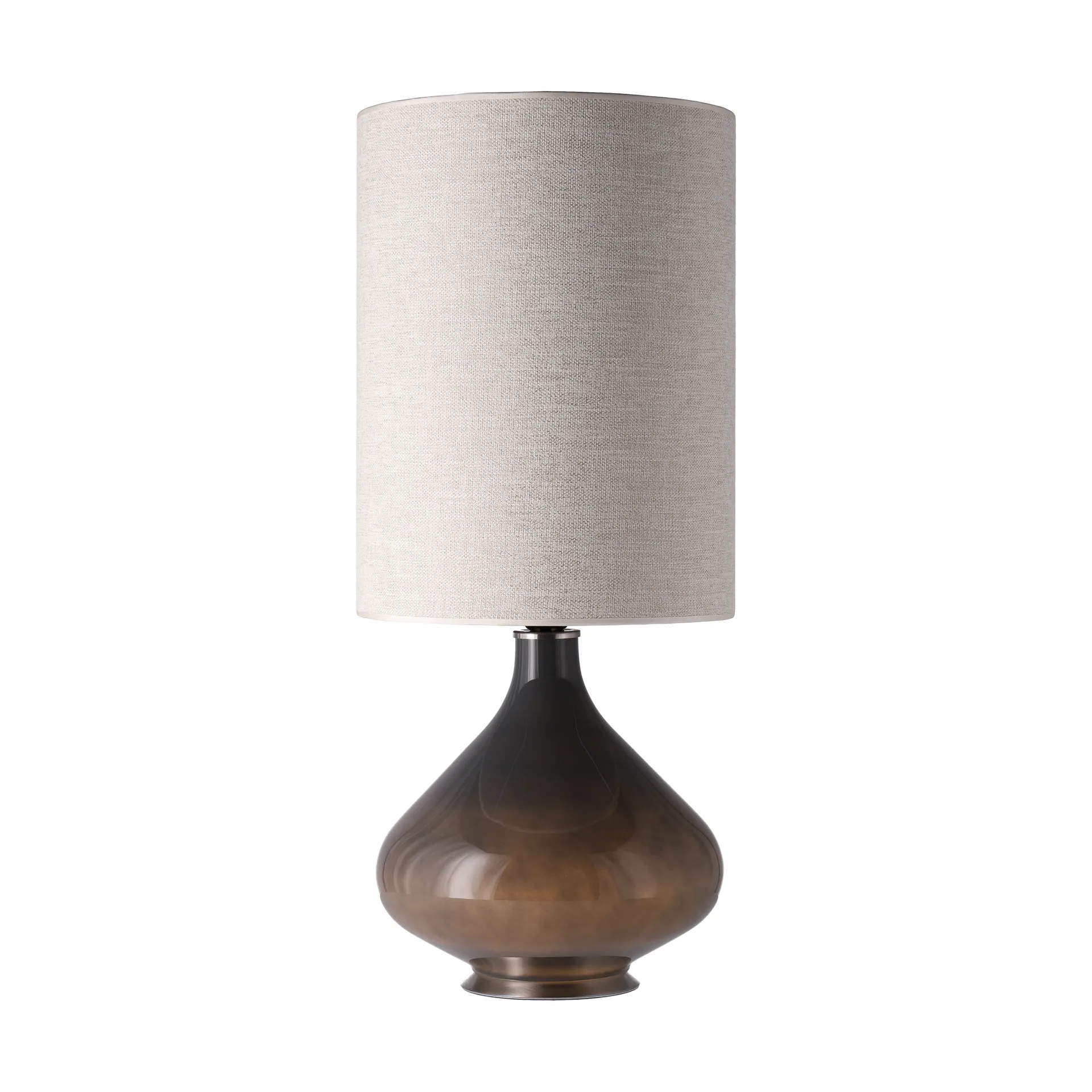 Flavia bordslampa grå lampfot, London Beige L Flavia Lamps