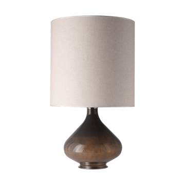 Flavia bordslampa grå lampfot - Milano Tostado M - Flavia Lamps