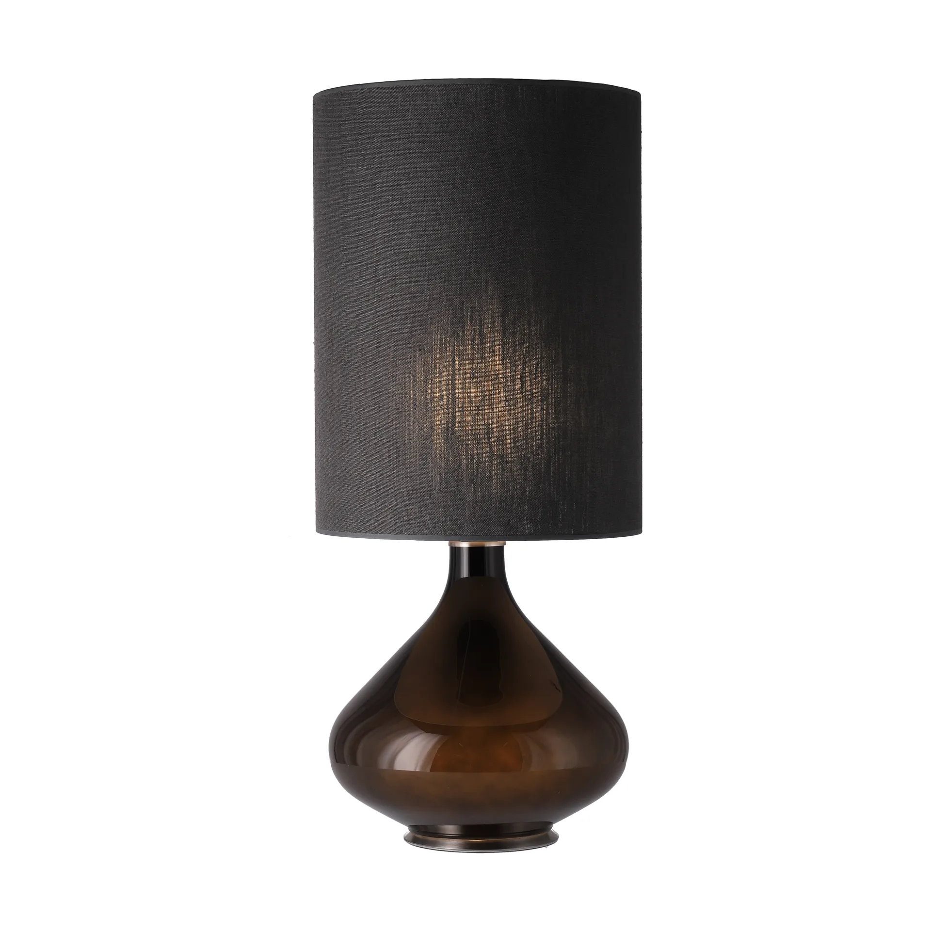 Flavia bordslampa svart lampfot, Lino Negro L Flavia Lamps