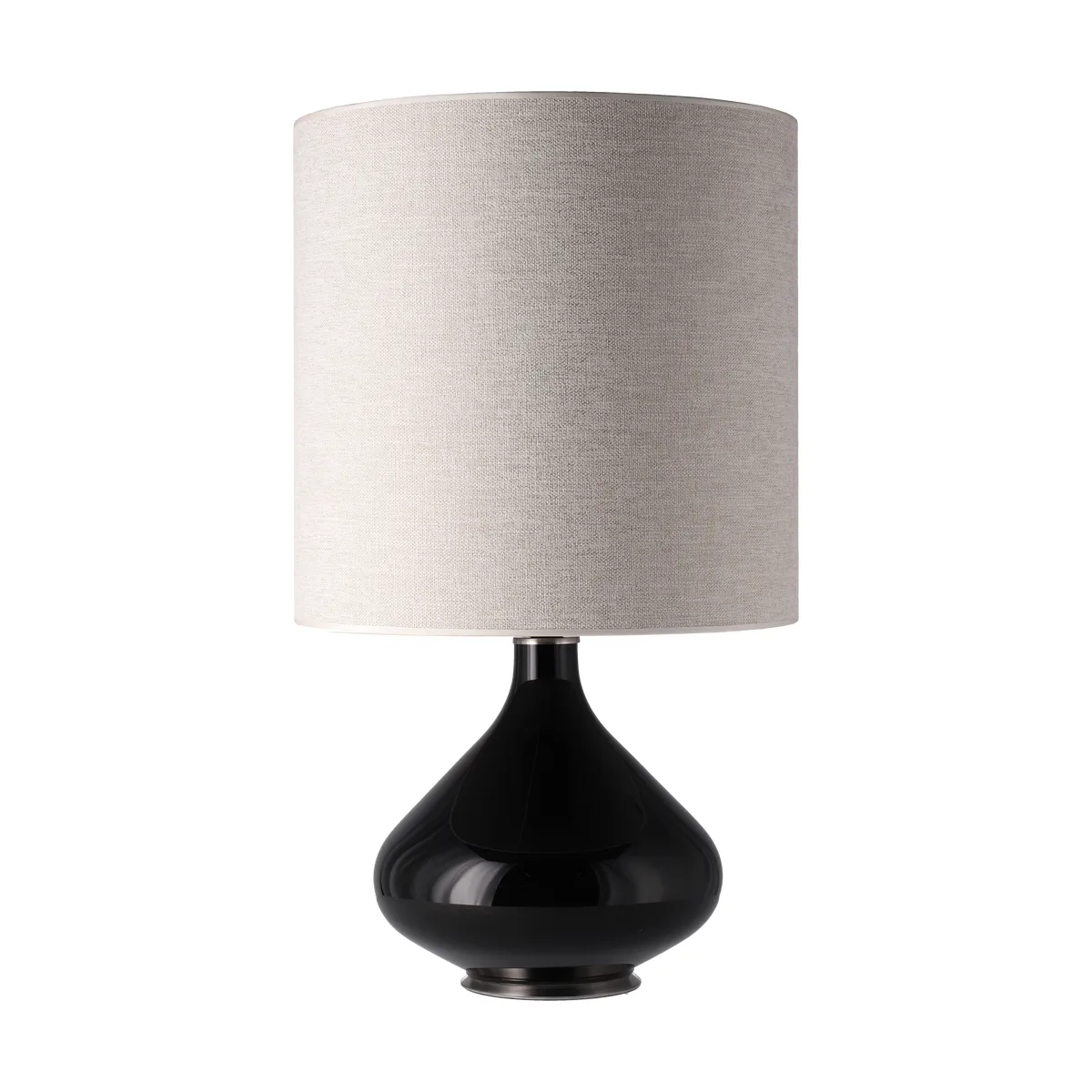 Flavia Lamps Flavia bordslampa svart lampfot London Beige M