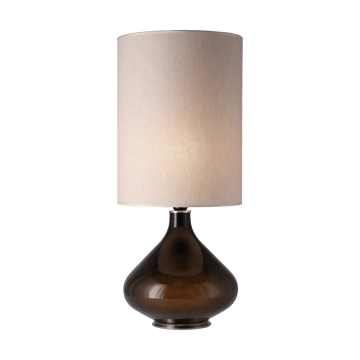 Flavia bordslampa svart lampfot - Milano Tostado L - Flavia Lamps