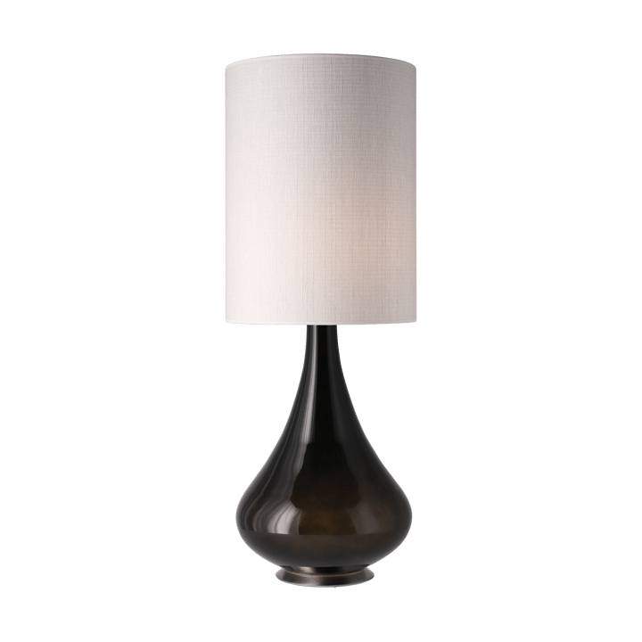 Renata bordslampa svart lampfot - Babel Beige L - Flavia Lamps