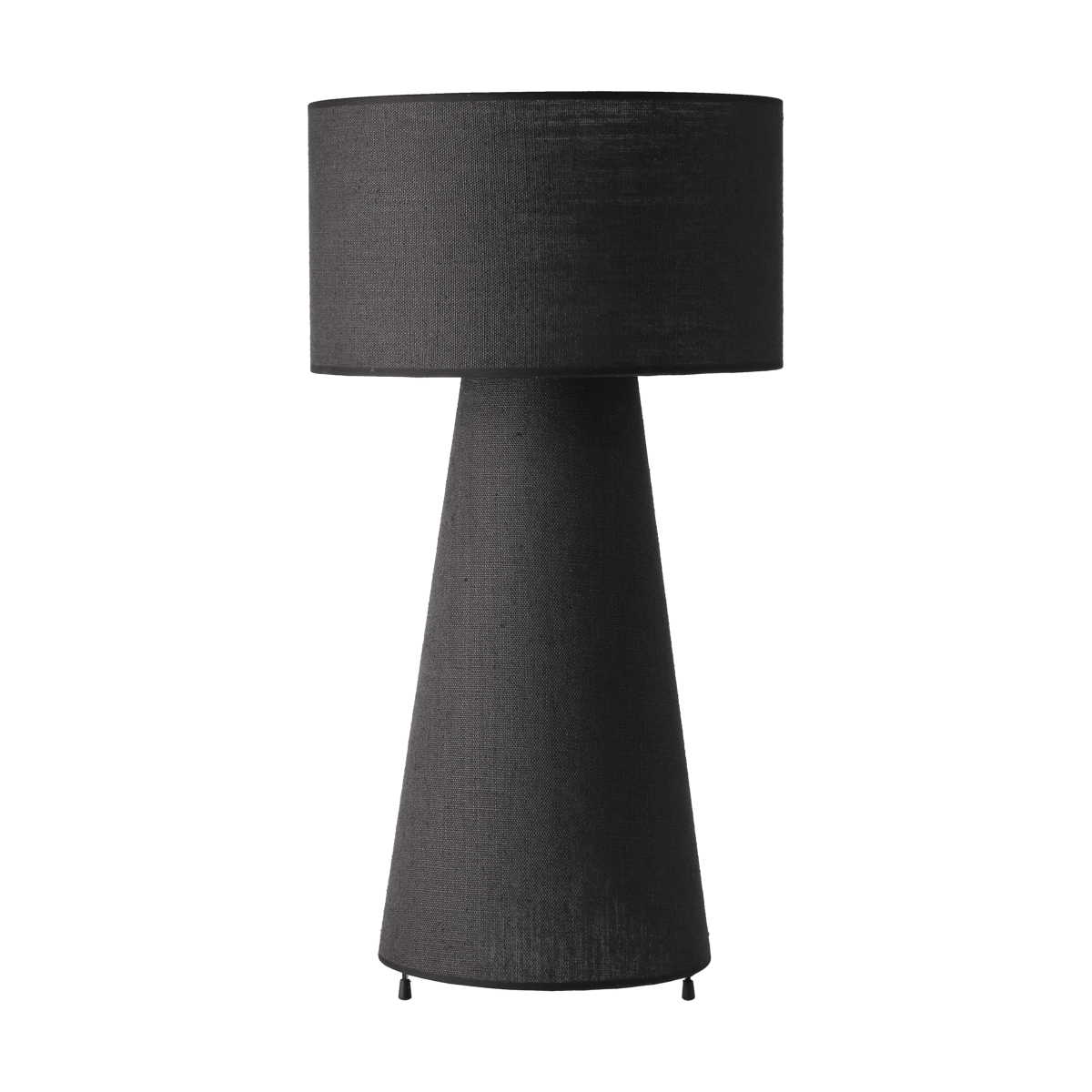Flavia Lamps Sara bordslampa Lino Negro | Skandinavisk Design | Bordslampor | Svart