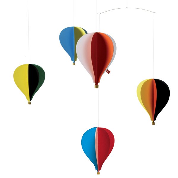 Flensted Mobiles Balloon 5 mobil multi | Skandinavisk Design | Mobiler | Multi