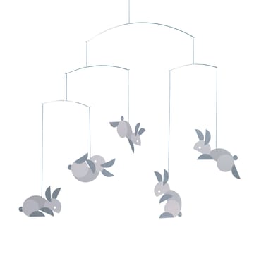 Circular bunnies mobil - multi - Flensted Mobiles