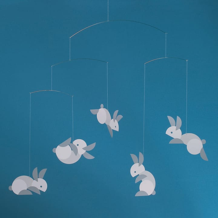 Circular bunnies mobil, multi Flensted Mobiles