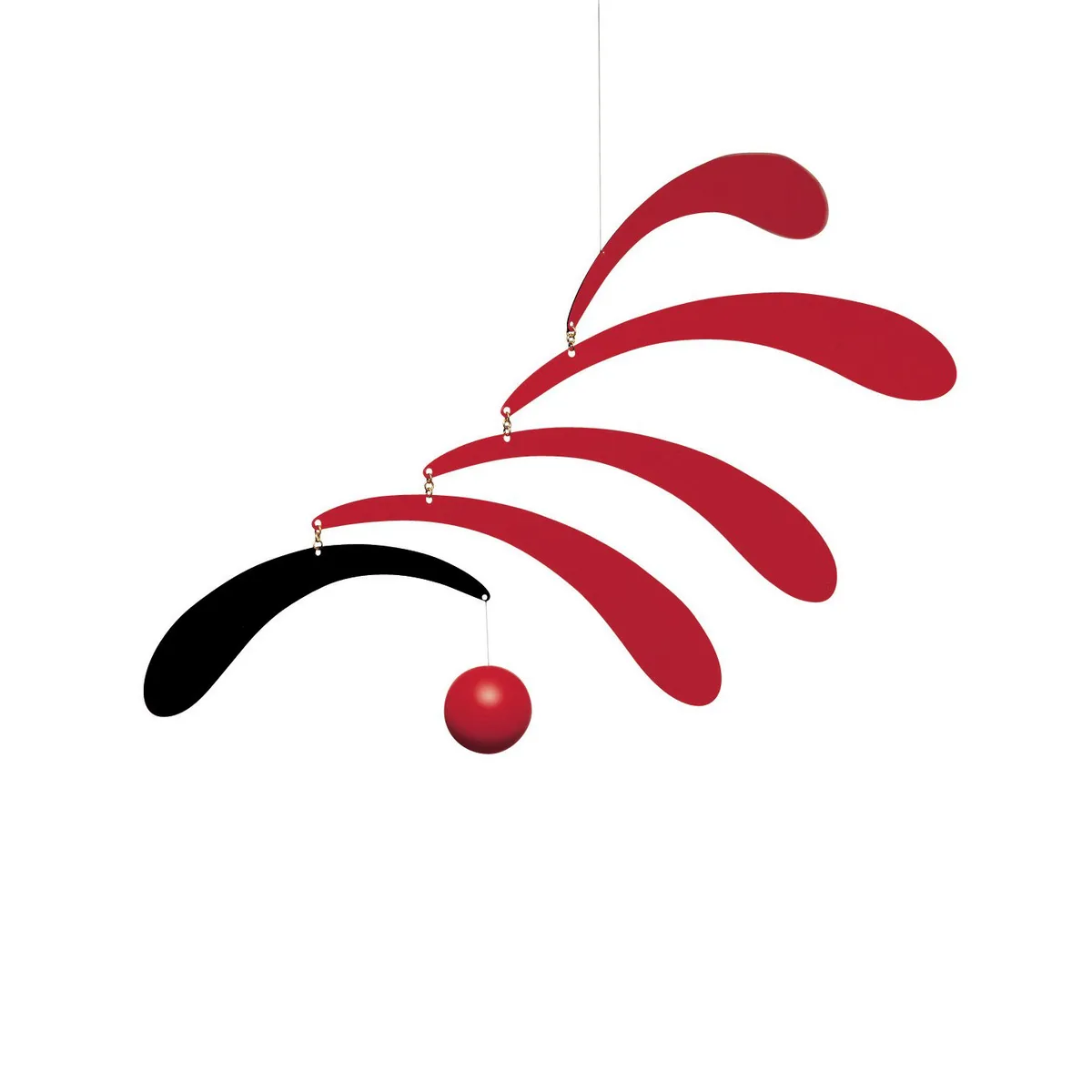 Flensted Mobiles Flowing Rythm mobil röd