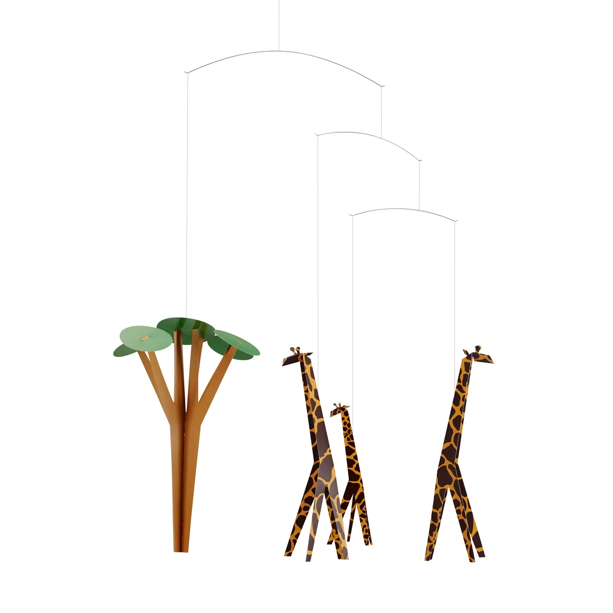 Flensted Mobiles Giraffes on the Savannah mobil multi
