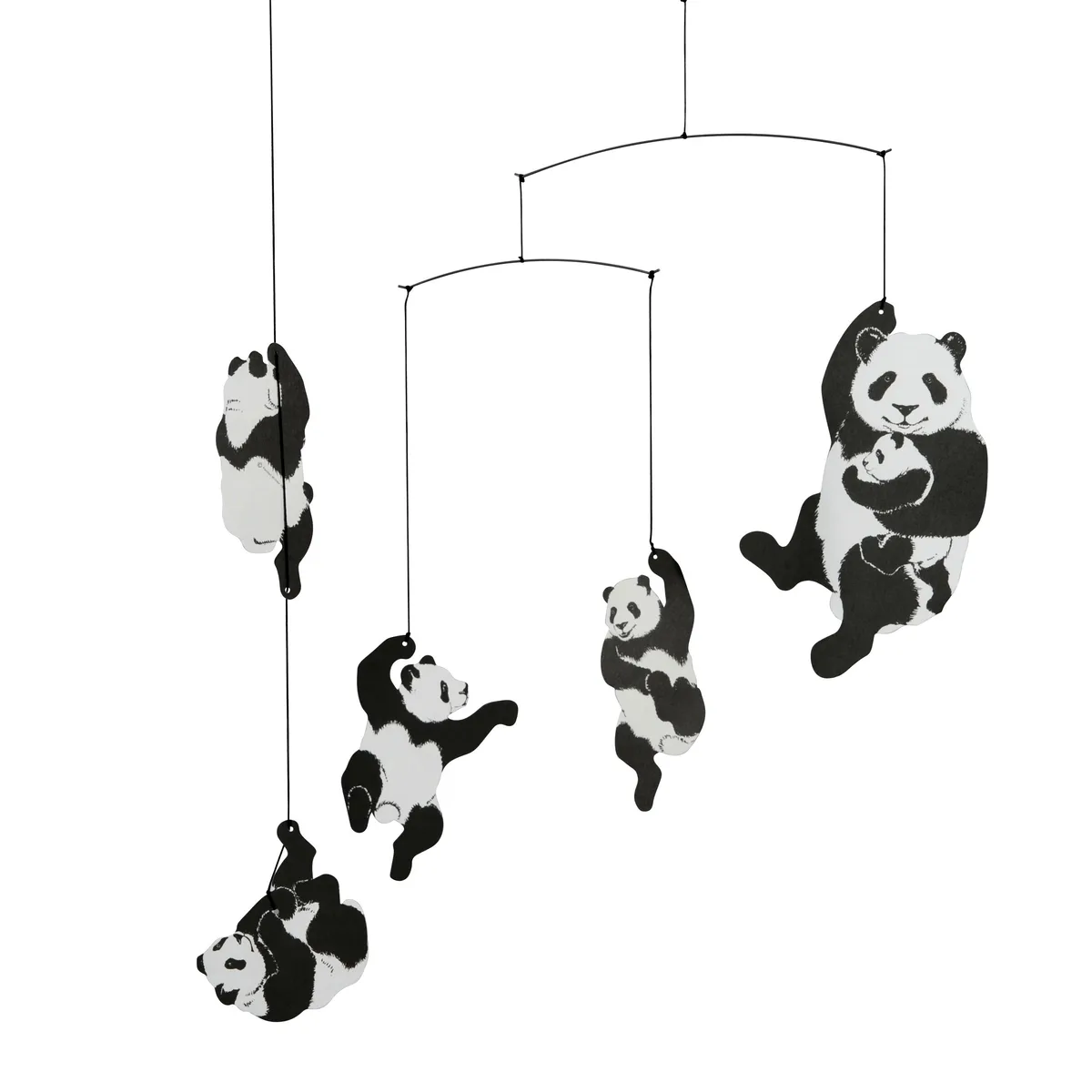 Flensted Mobiles Panda mobil svart-vit