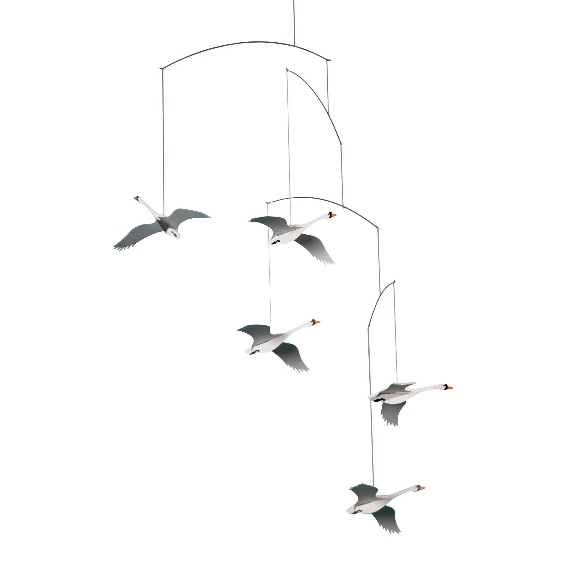 Scandinavian swans mobil, multi Flensted Mobiles