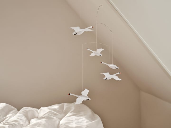 Scandinavian swans mobil, multi Flensted Mobiles