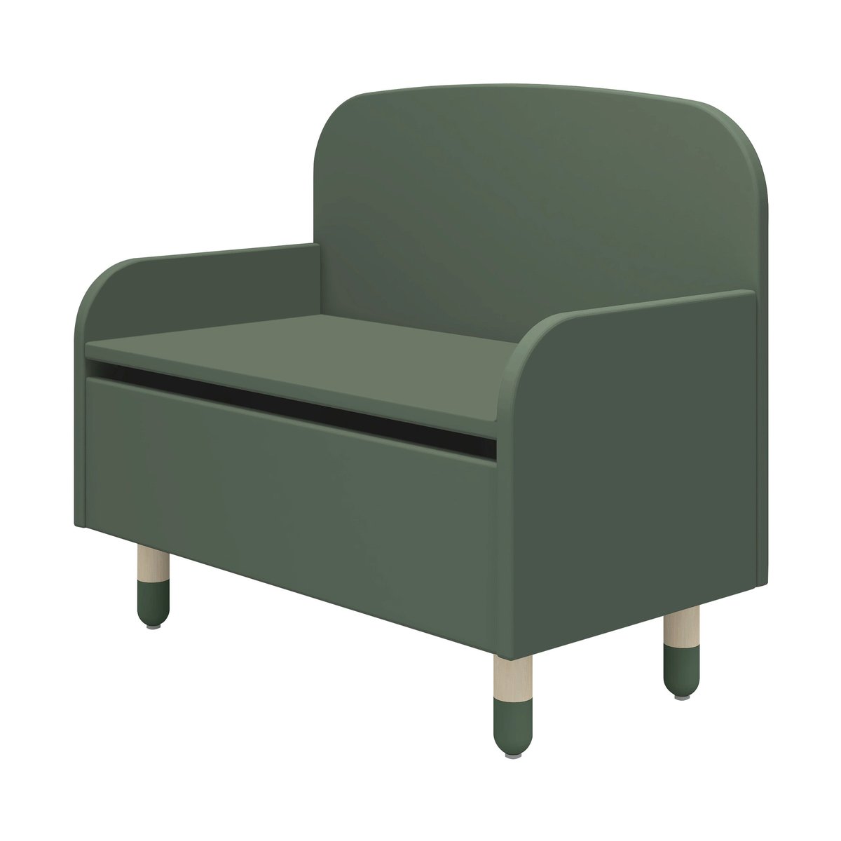 FLEXA Dots förvaringsbänk Grön | Skandinavisk Design | Pallar | Grön