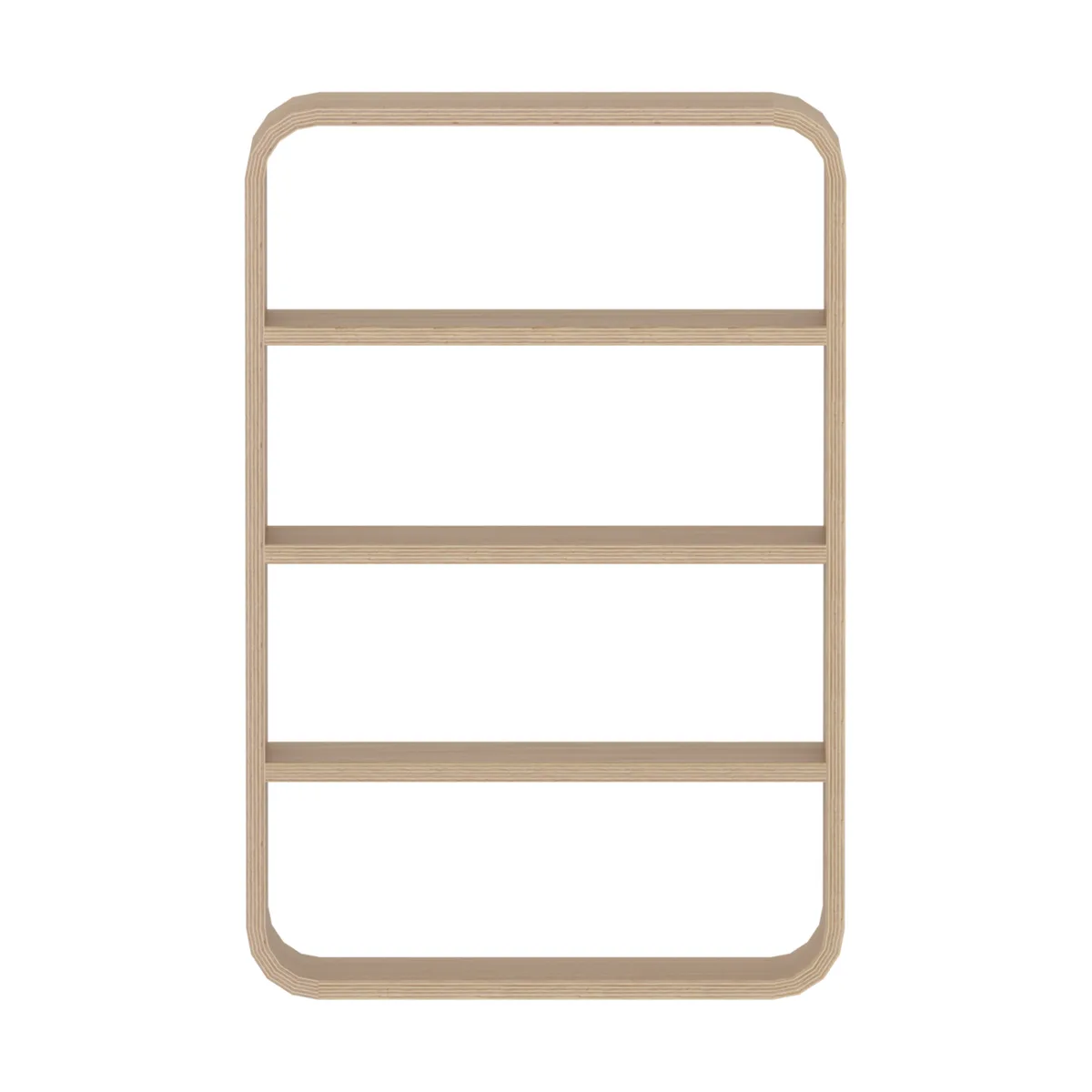 FLEXA Nova vägghylla 50x83 cm Ekfanér