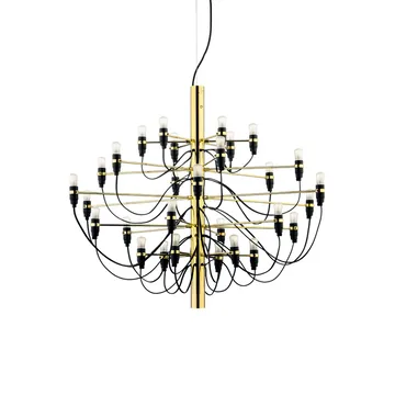 2097 Sarfatti ljuskrona - Mässing 30 lampor - Flos