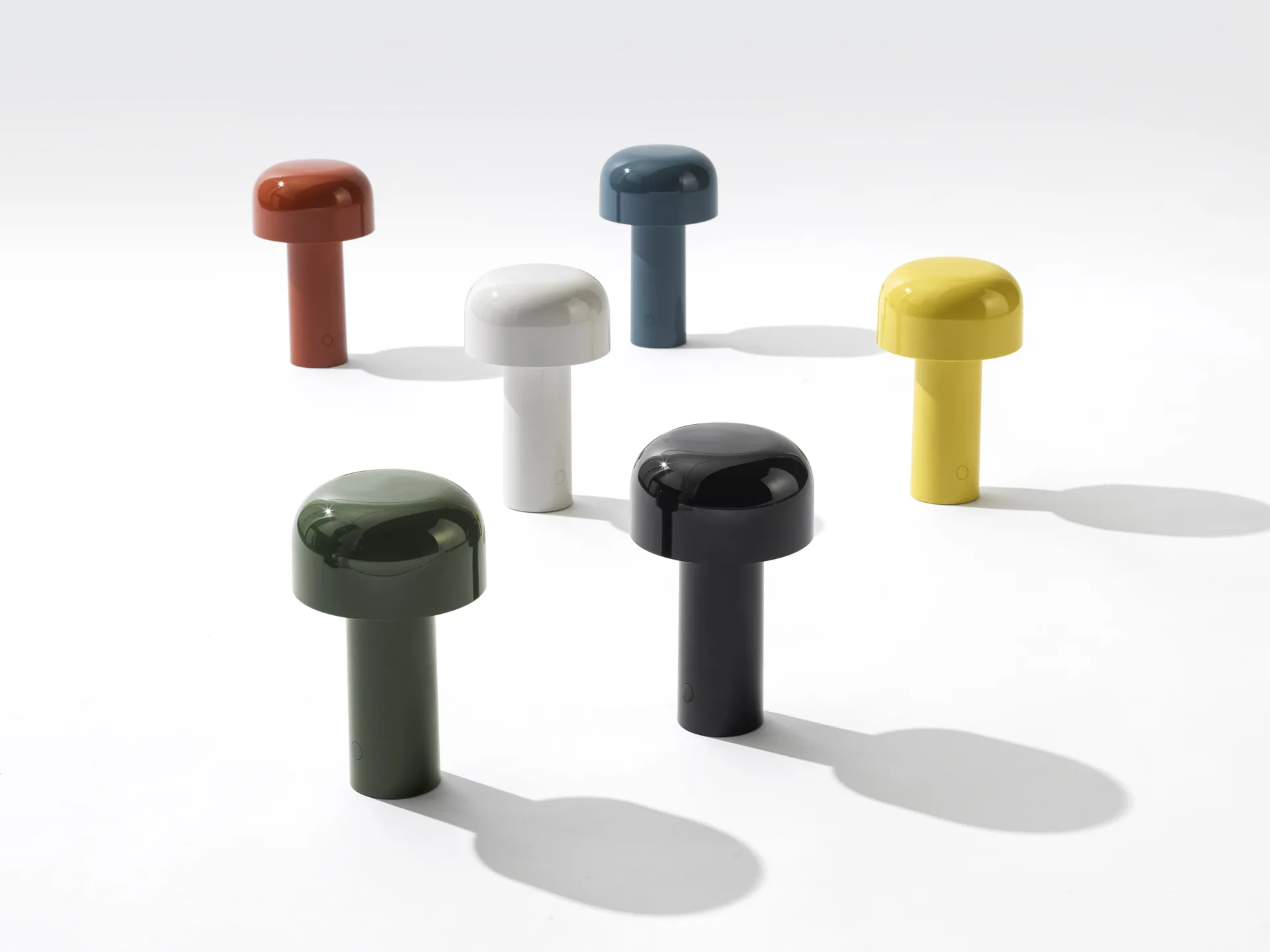 Bellhop bordslampa portabel, Blue grey, IP54 (inom/utomhus) Flos