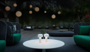 Bellhop bordslampa portabel - White - Flos