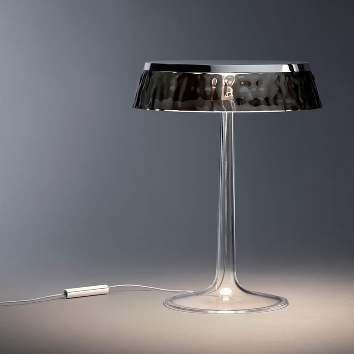 Bon Jour T bordslampa, Copper-soft tygskärm Flos