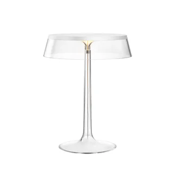 Bon Jour T bordslampa - White-transparent skärm - Flos