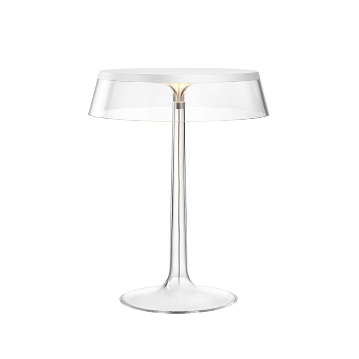 Bon Jour T bordslampa - White-transparent skärm - Flos
