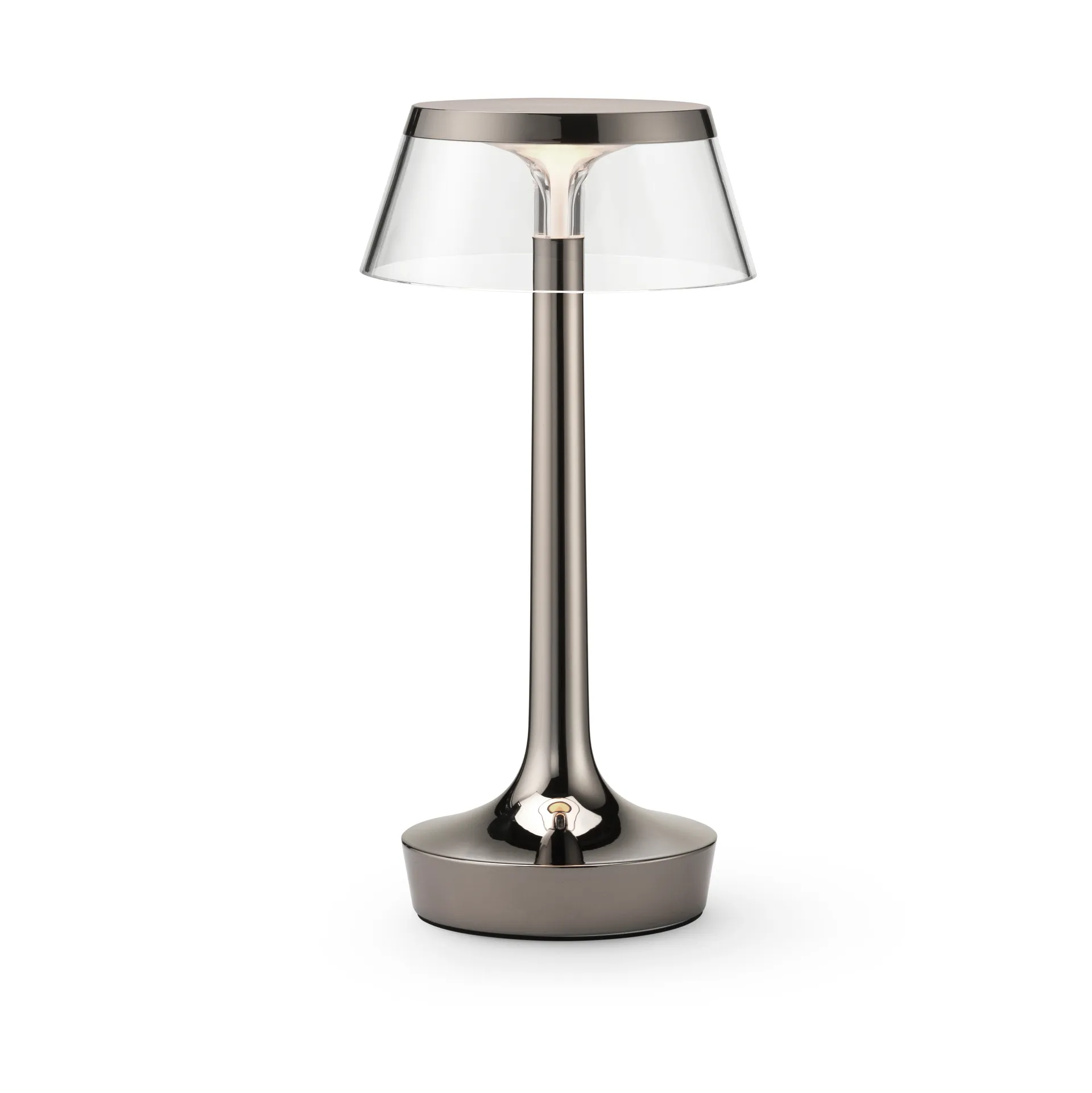 Bon Jour Unplugged bordslampa, Black Chrome Flos