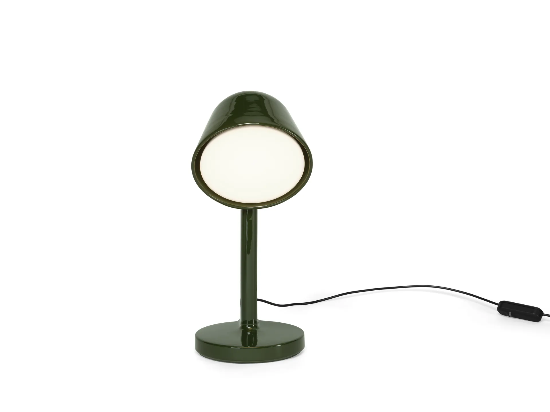 Céramique Down bordslampa, Moss green Flos