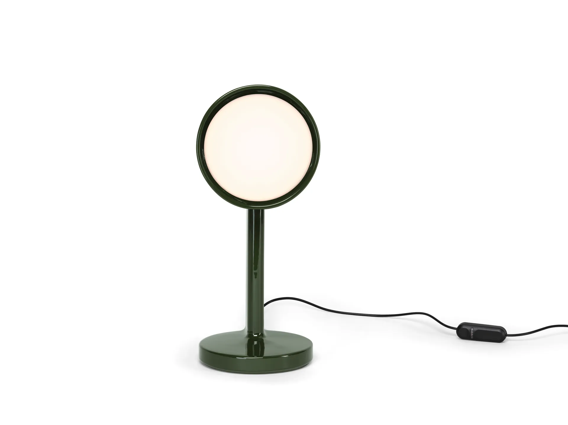Céramique Side bordslampa, Moss green Flos