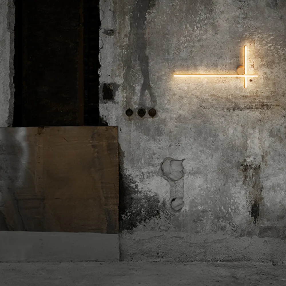 Coordinates W2 vägglampa, Mässing Flos