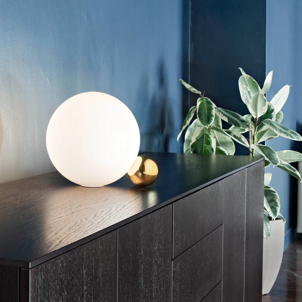 Copycat bordslampa, Guld Flos