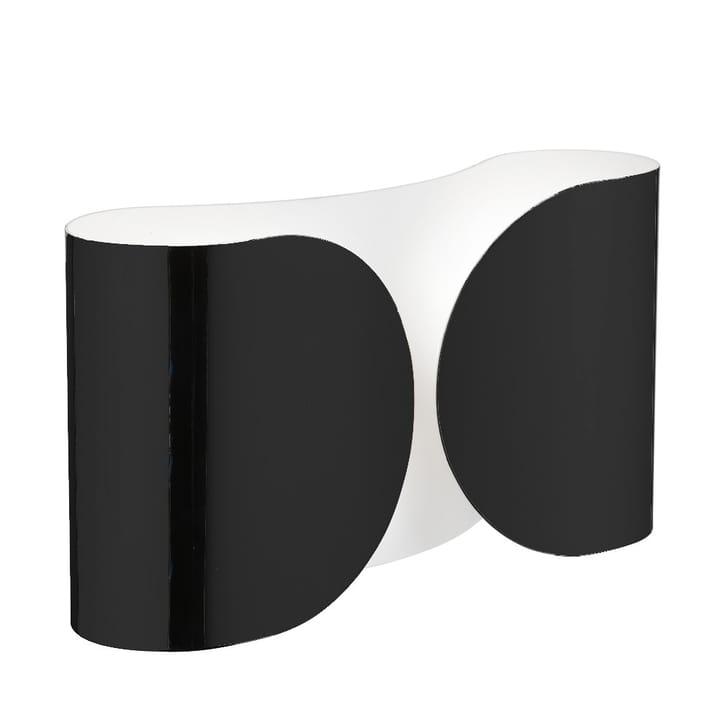 Foglio vägglampa - Svart blank - Flos