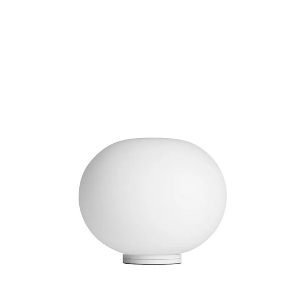 Glo-ball B Zero bordslampa, Vitt opalglas Flos