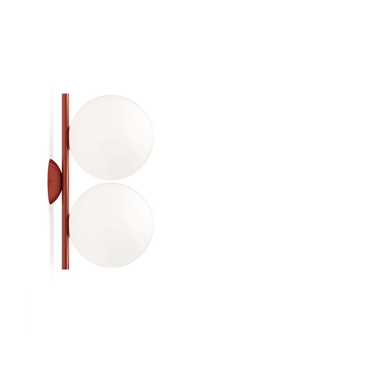 IC lights C/W1 Double vägglampa - Burgundy-opal - Flos