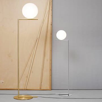 IC lights F1 golvlampa - Borstad mässing-opal - Flos