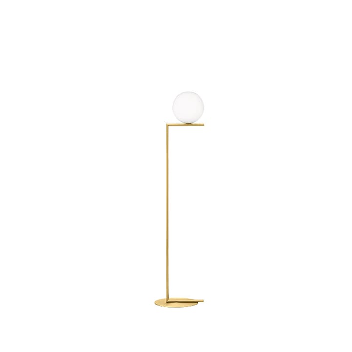 IC lights F1 golvlampa - Borstad mässing-opal - Flos