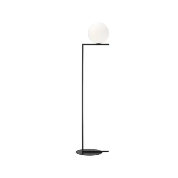 IC Lights F2 golvlampa - Svart-opal - Flos