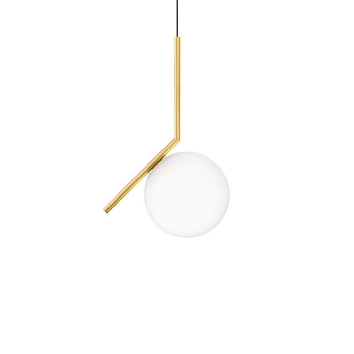 IC lights S1 pendel - Borstad mässing-opal - Flos