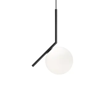 IC lights S1 pendel - Svart-opal - Flos