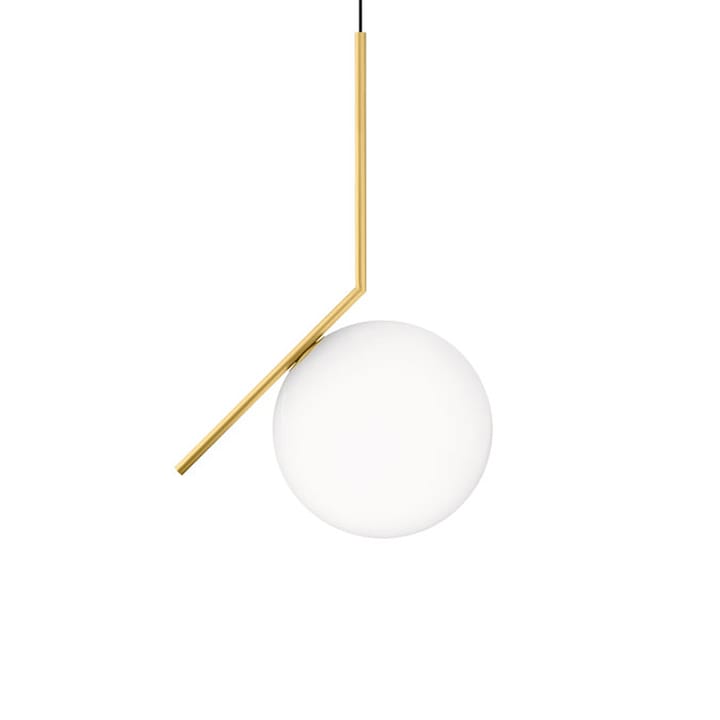 IC lights S2 pendel - Borstad mässing-opal - Flos