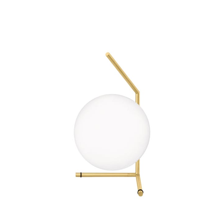 IC lights T1 low bordslampa - Borstad mässing-opal - Flos