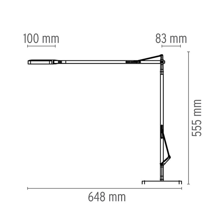 Kelvin T LED bordslampa, Vit blank Flos