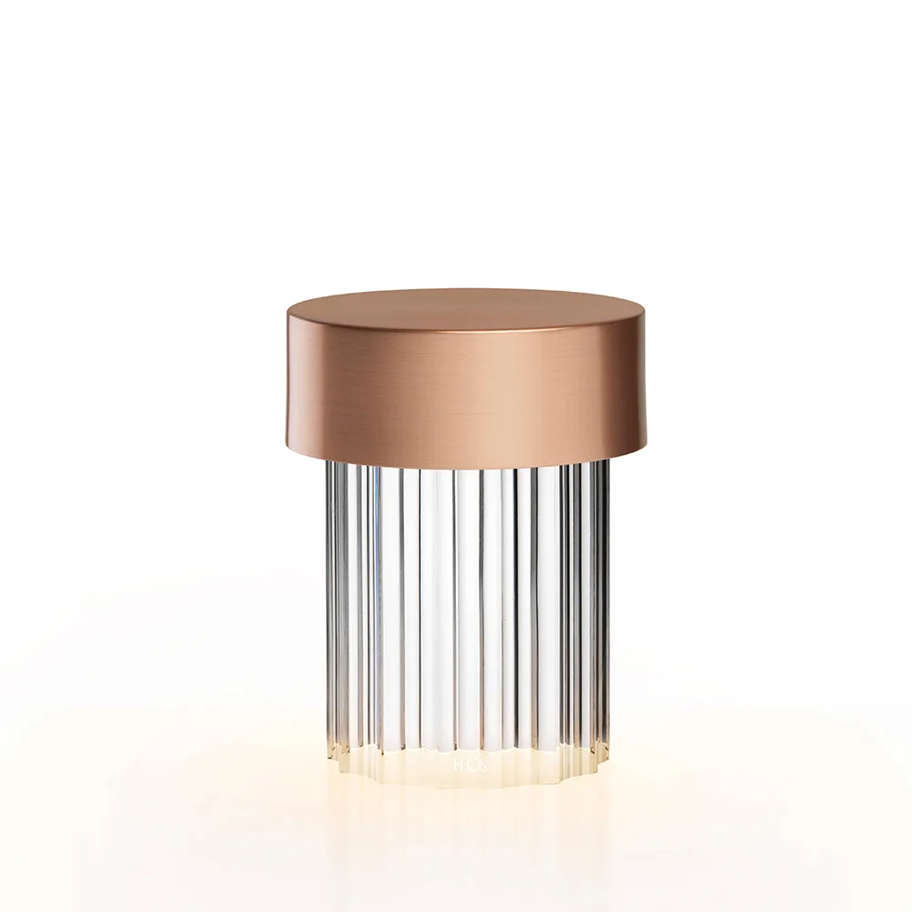 Last Order Fluted IP20 bordslampa, Koppar Flos