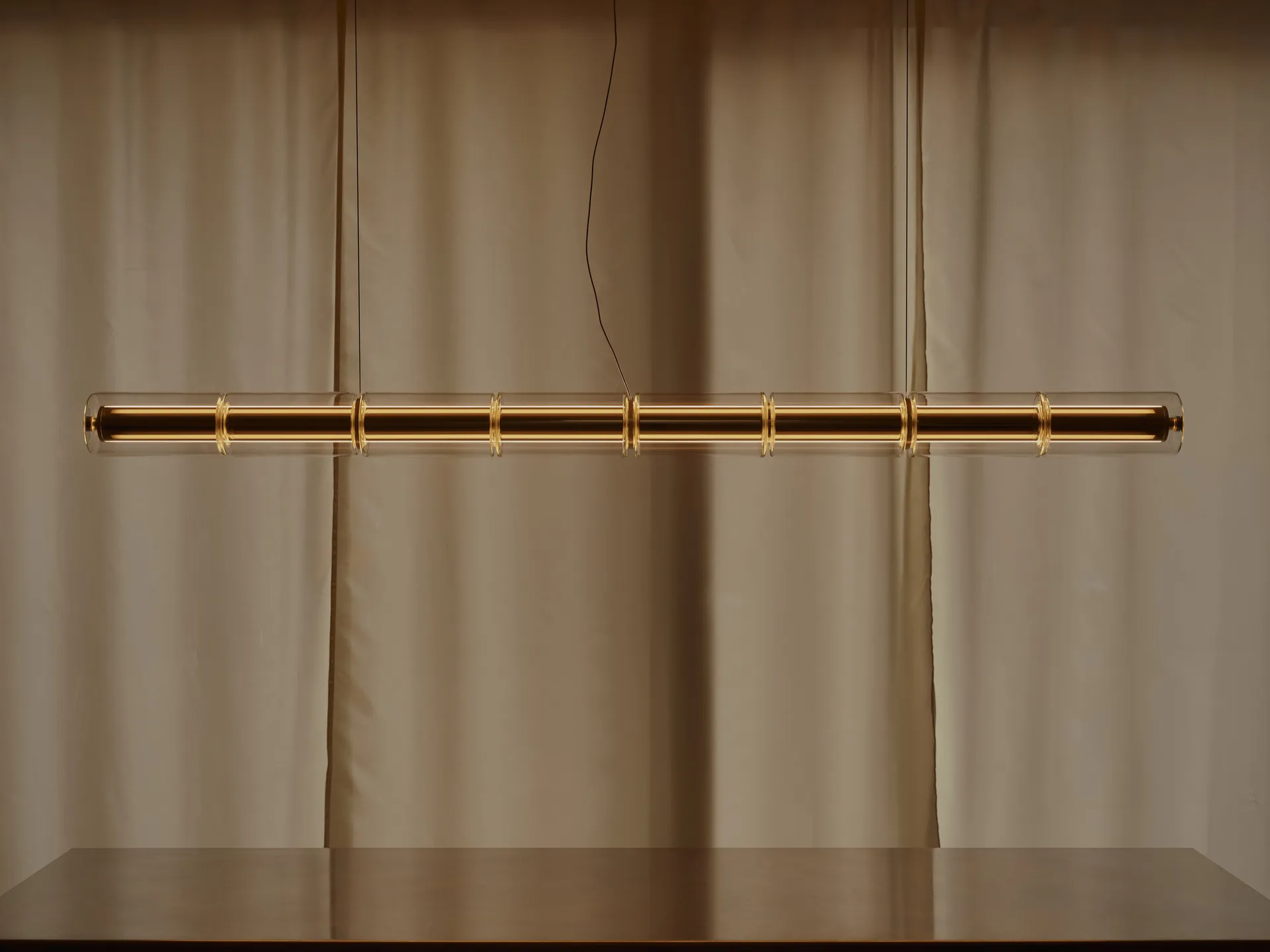 Luce Cilindrica S2 pendel 207,2 cm, Glass Flos