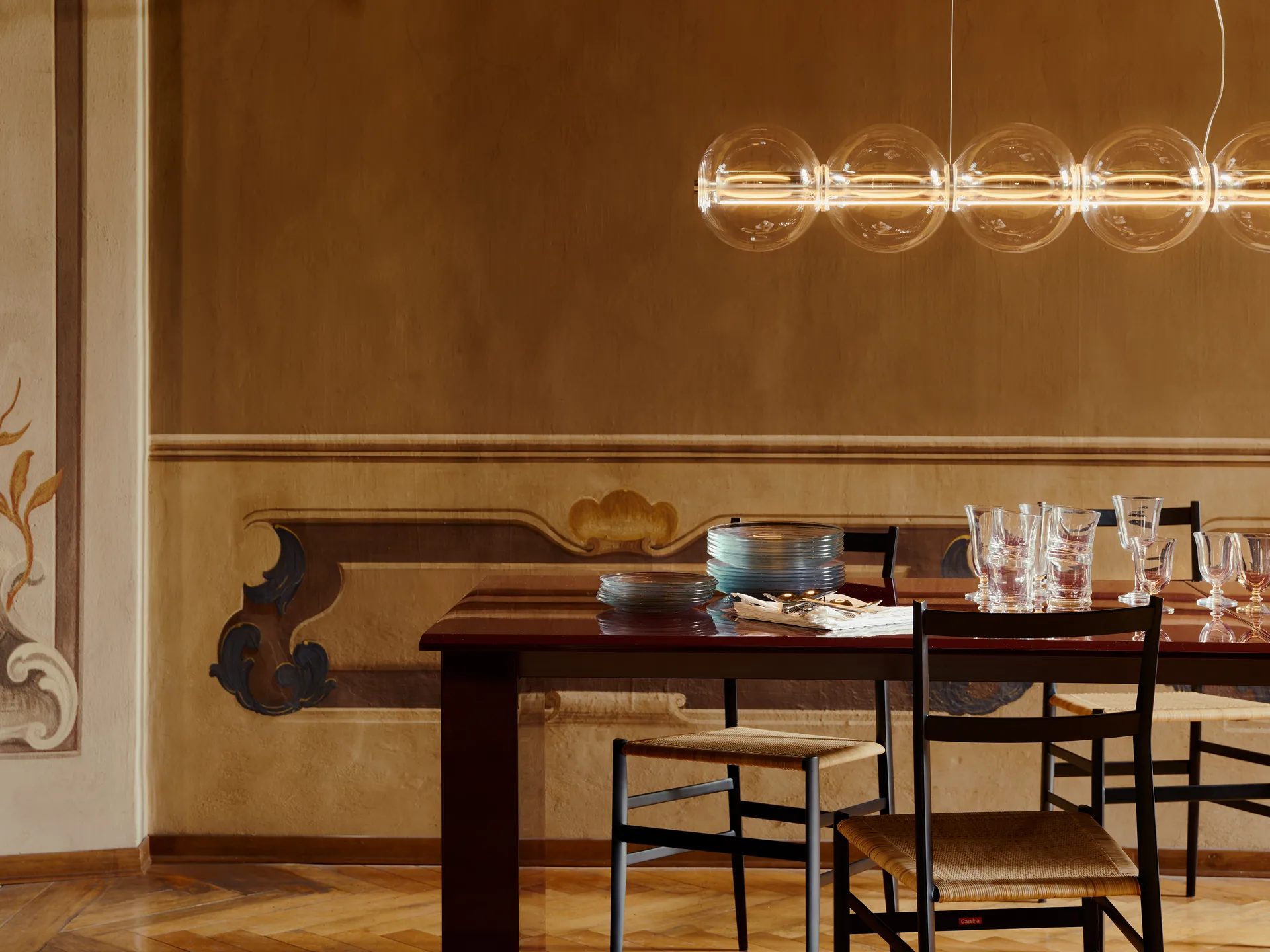 Luce Sferica S1 pendel 165,6 cm, Glass Flos