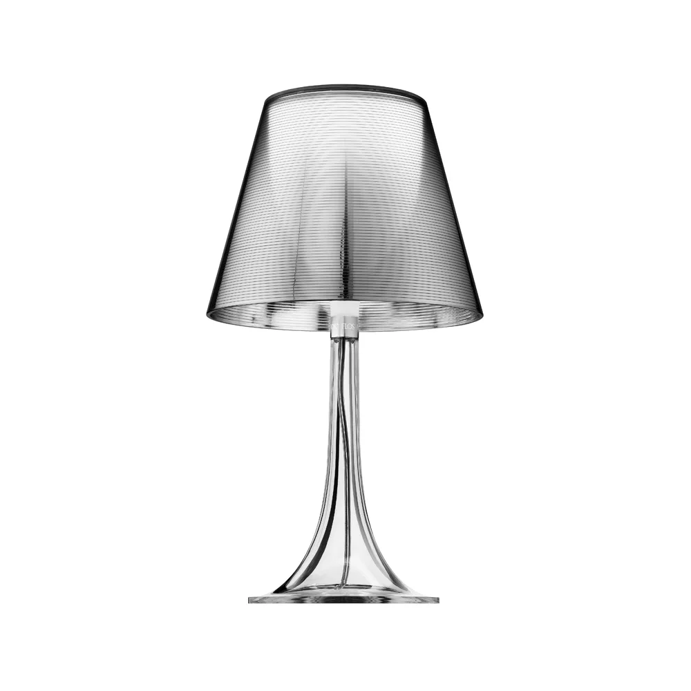 Miss K bordslampa, Silver-transparent fot Flos