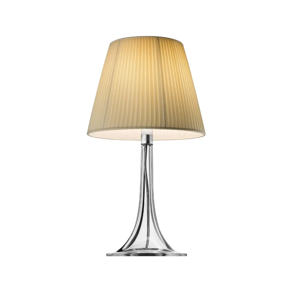 Miss K Soft bordslampa, Beige-transparent fot Flos